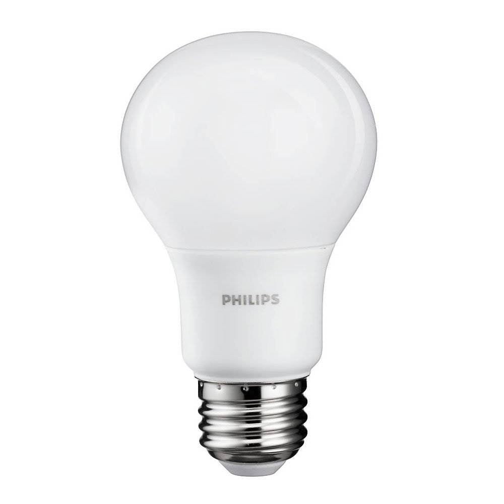 Philips 8W A19 60W Replacement Daylight LED Light Bulb, 2 Pack (Open Box)