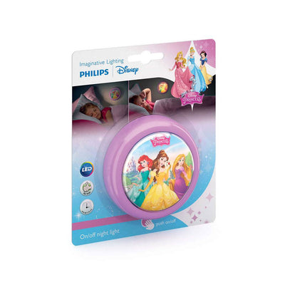 Philips Disney Princess Battery Powered LED Push Touch Kids Toddler Night Light