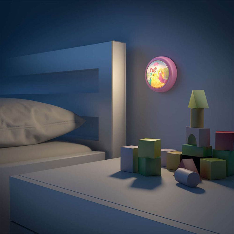 Philips Disney Princess Battery Powered LED Push Touch Kids Toddler Night Light