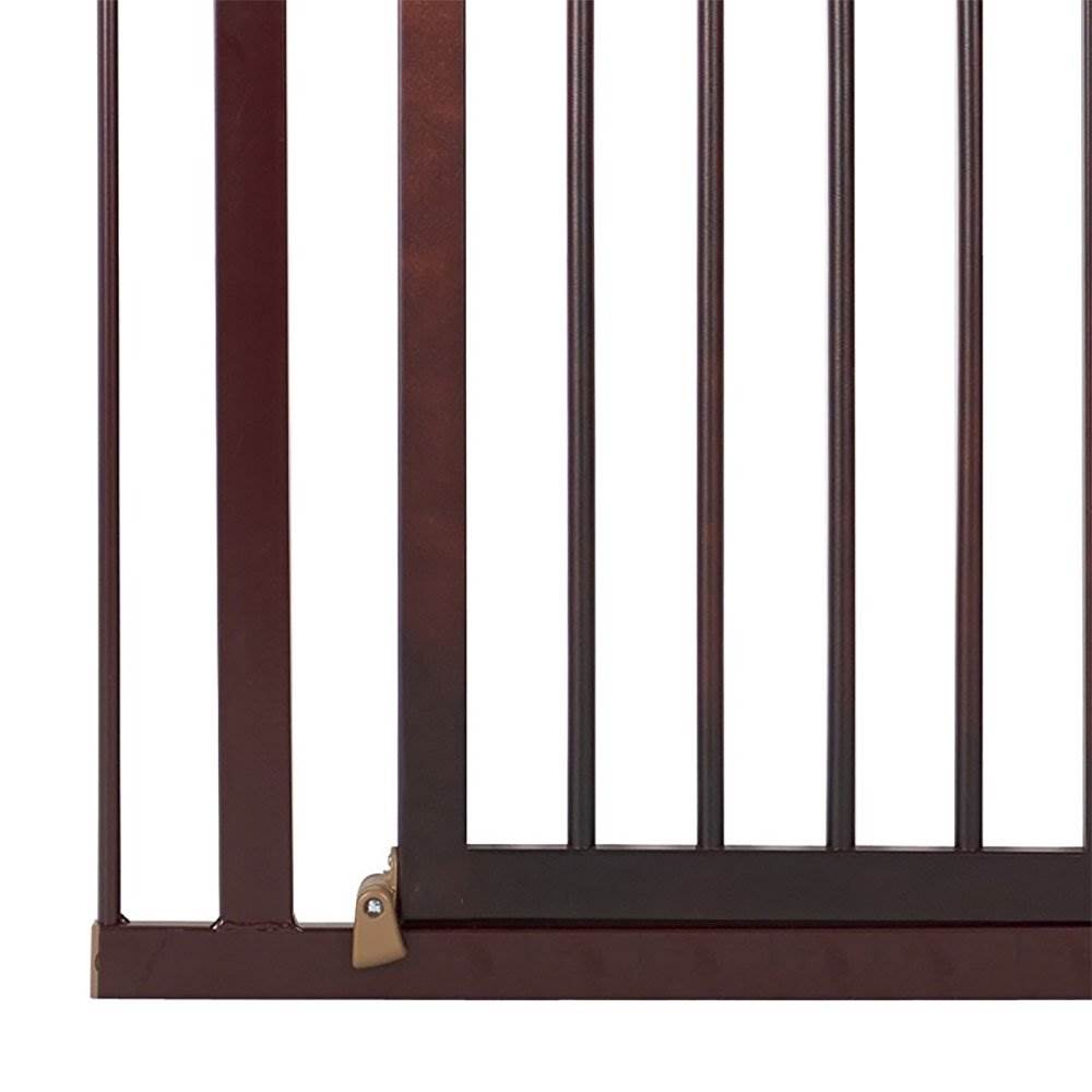 Baby Trend Pressure Fit Hard Wood & Metal Baby and Pet Easy Lock Safety Gate
