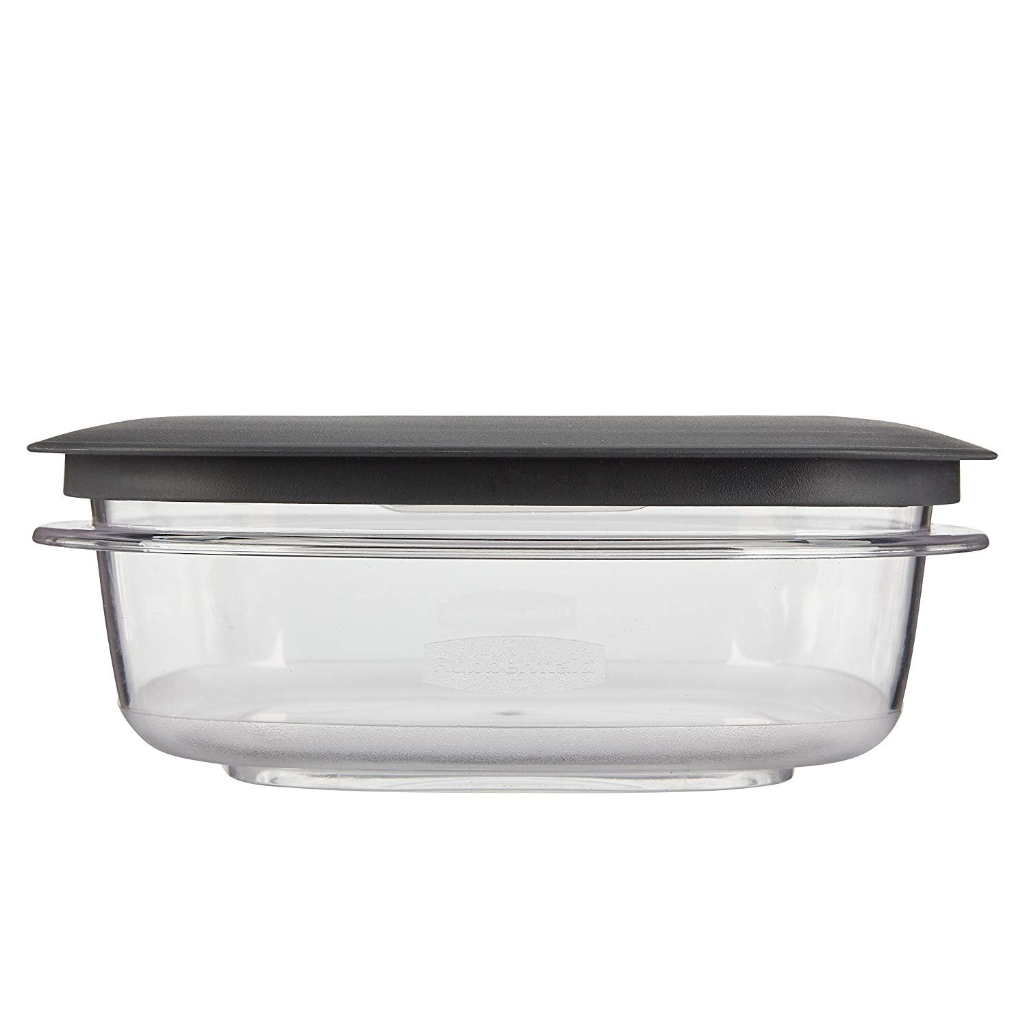 Rubbermaid 3 Cup Square Premier Plastic Storage Container w/ Lid, Clear (4 Pack)