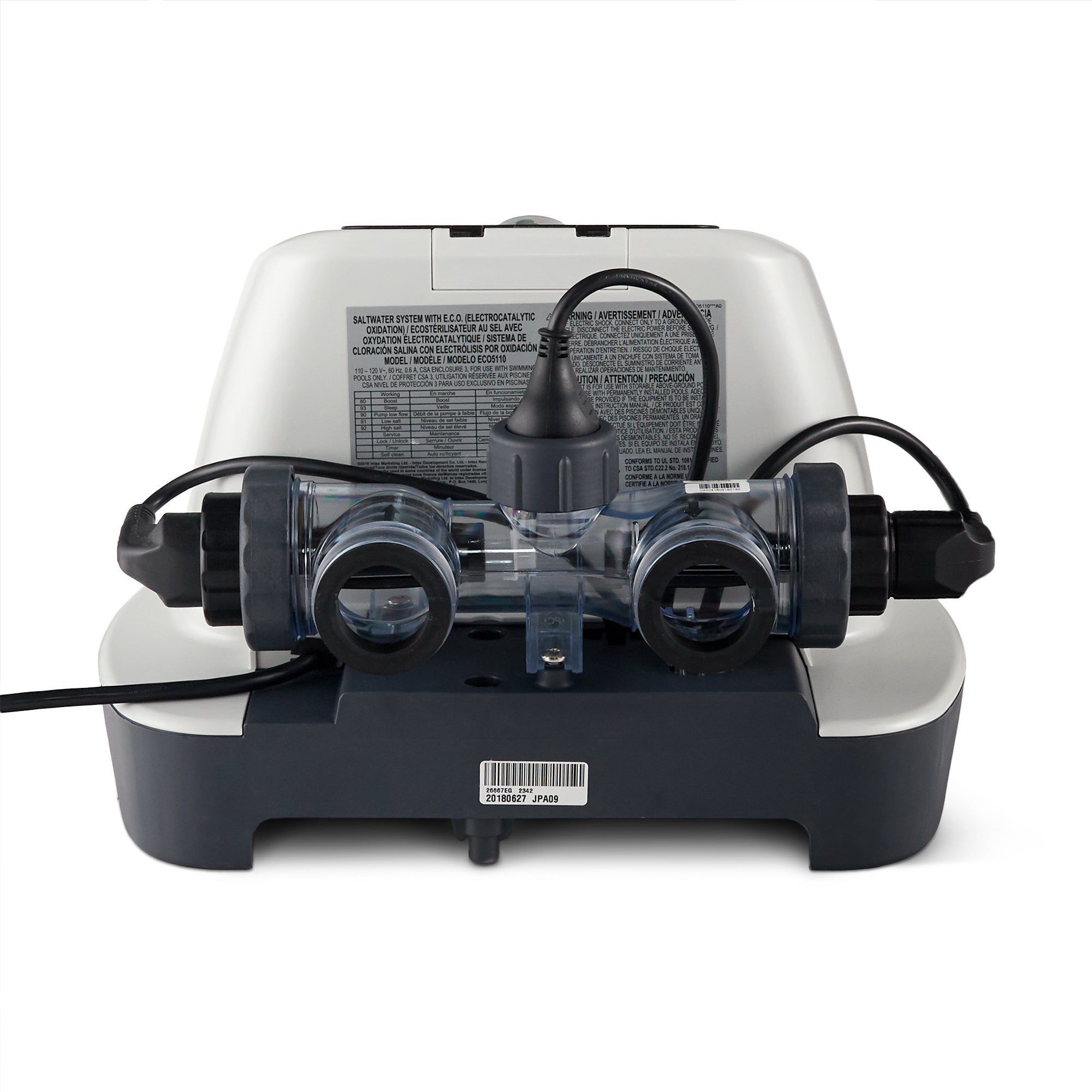 Intex Saltwater System for 7000G Pool w/ Intex 3,000 GPH Pool Sand Filter Pump
