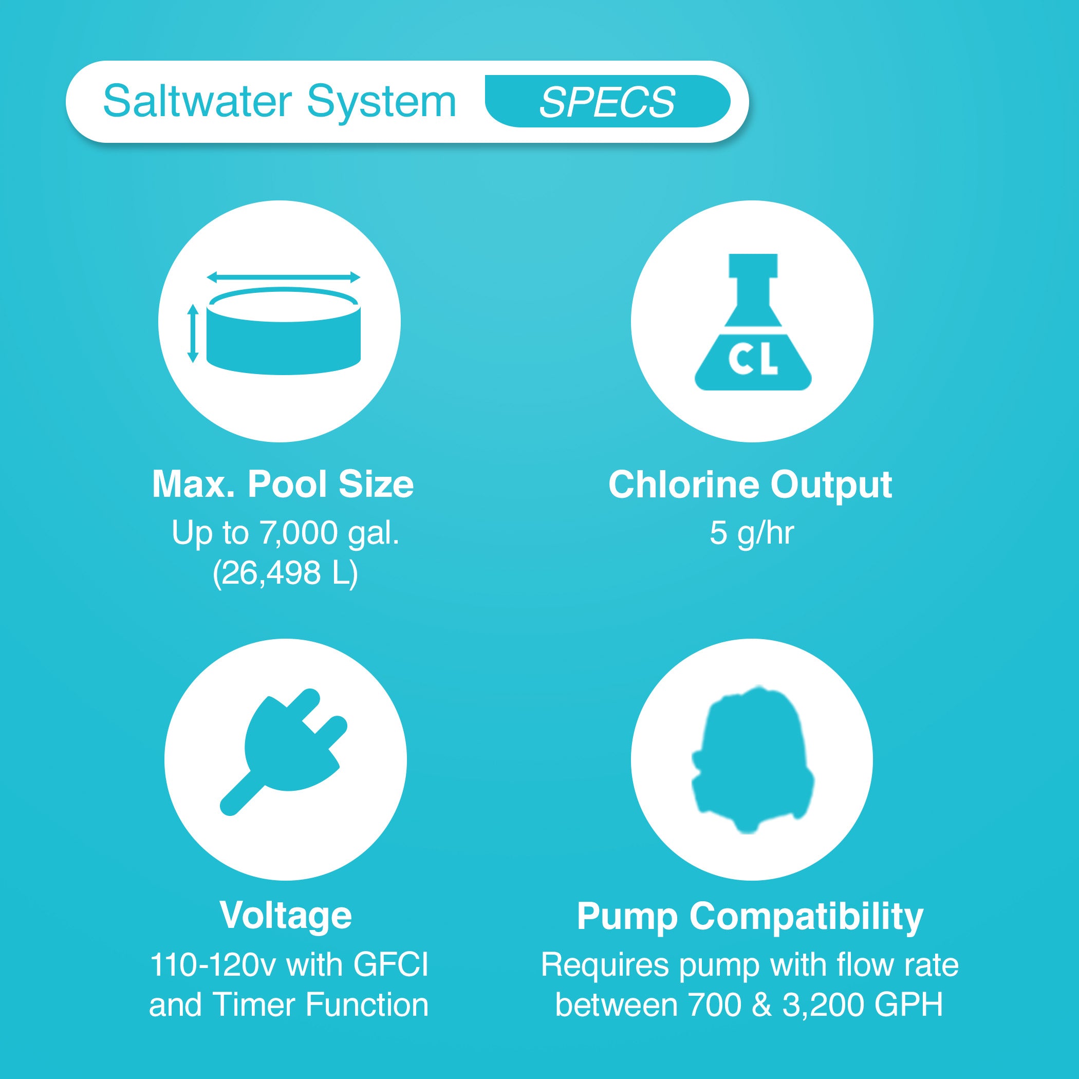 Intex Saltwater System for Pool with Intex Wall Mounted Pool Surface Skimmer