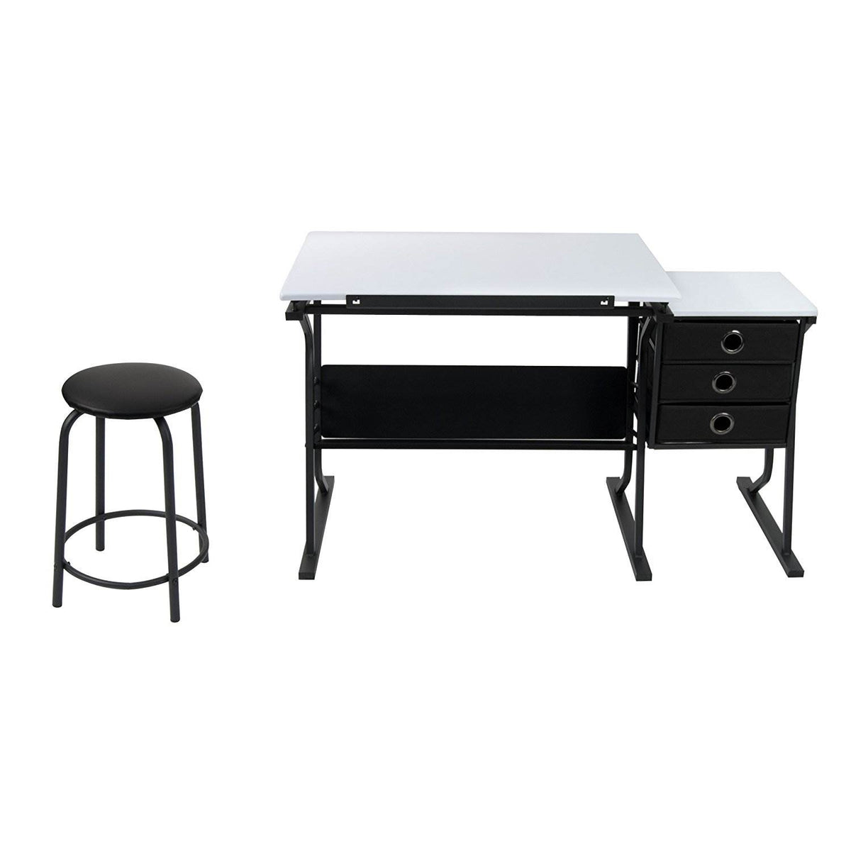 Studio Designs Tilting Drawing Arts, and Crafts Desk w/ Stool (For Parts)