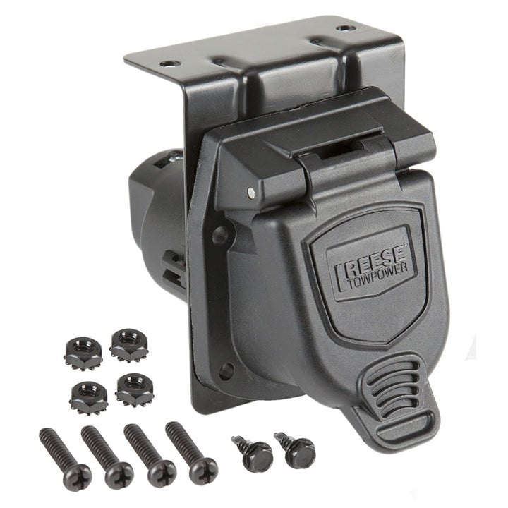 Reese Towpower 85475 Professional Grade Wire 7-Way Blade Auto Vehicle Connector - VMInnovations