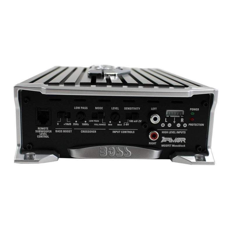 Boss Audio 1500 Watt Mono A/B MOSFET Power Car Amplifier + Remote | AR1500M