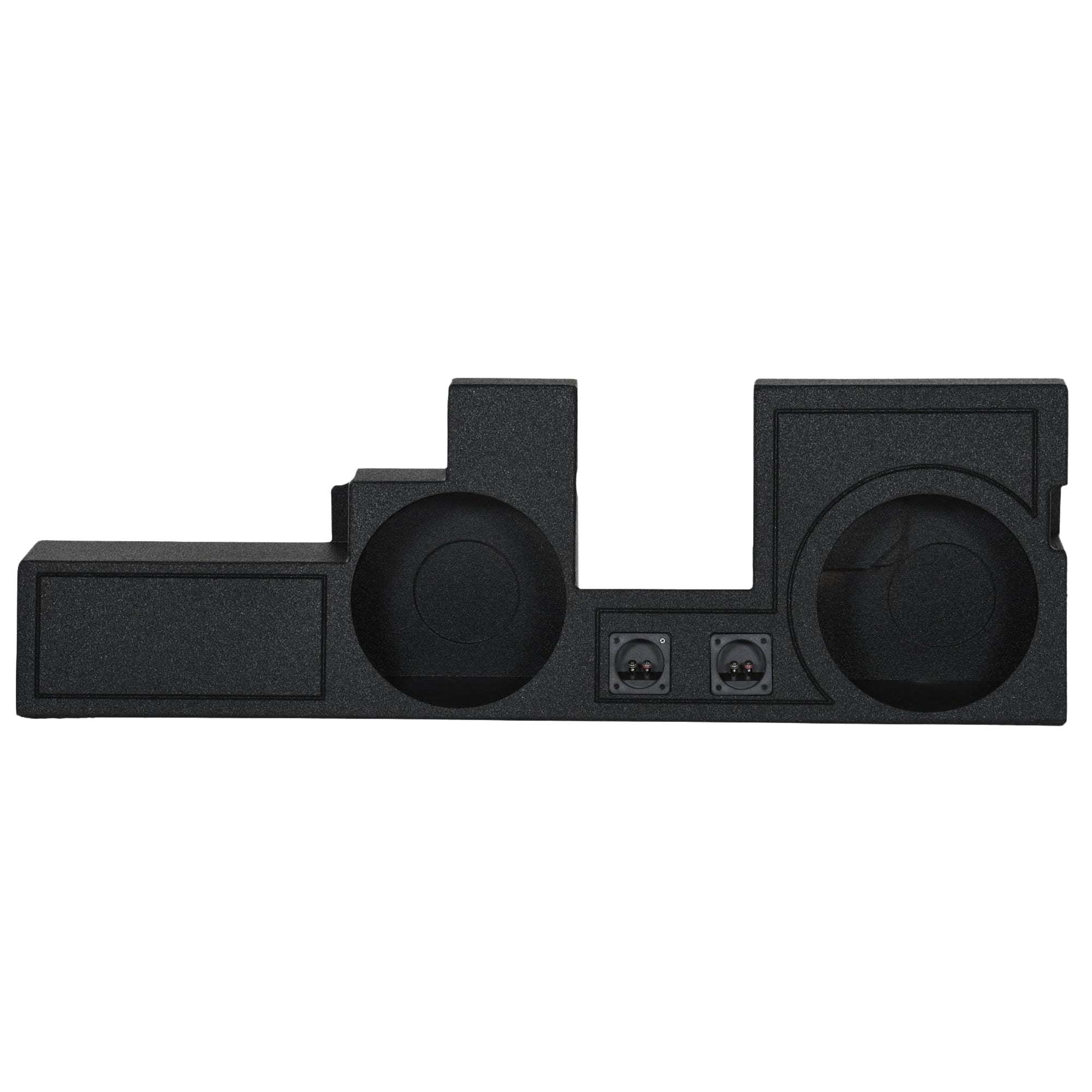 Q Power Dual 12" Ported Sub Enclosure for Ford F-250, F-350 Super Duty 2000-2016