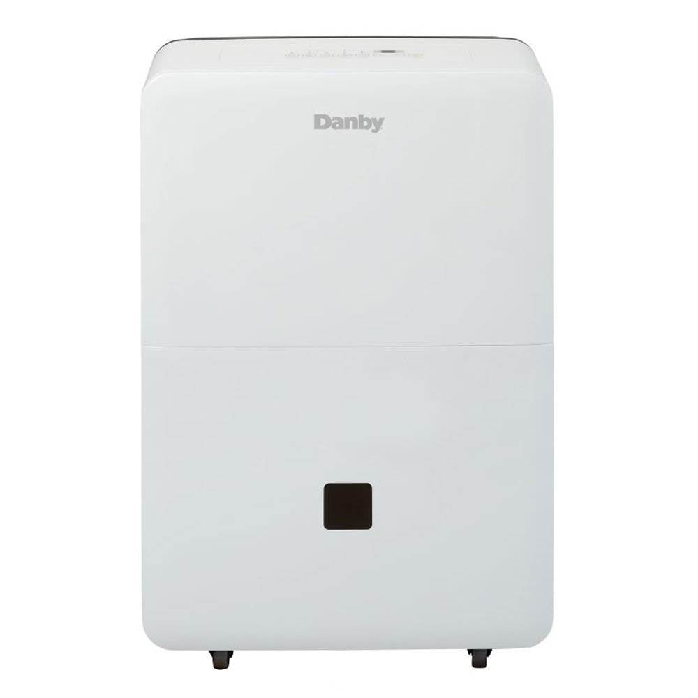 Danby Energy Star Rated 50 Pint 3,000 SF Portable Dehumidifier, White (Open Box)