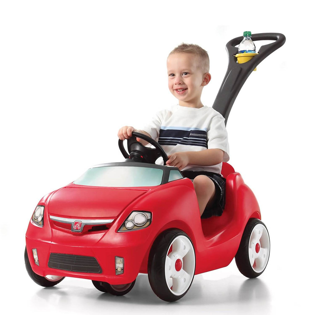 Step2 Easy Steer Children's Sportster Ride-On Car Push Pull Toy, Red (Open Box)