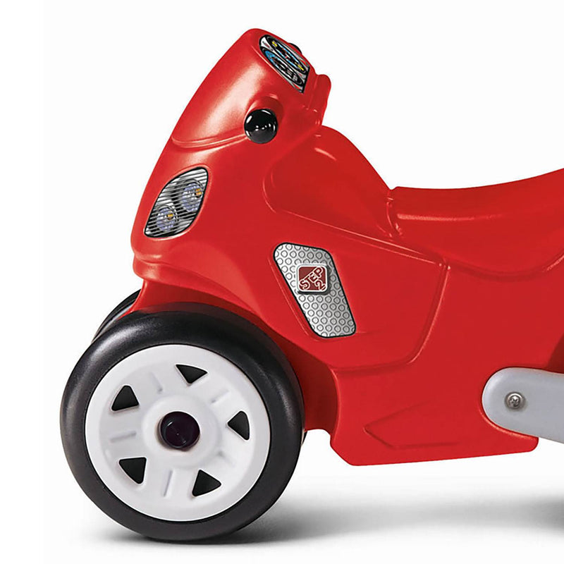Step2 Toddler Child Motorcycle Tricycle Ride On Kid Toy, Red (For Parts)