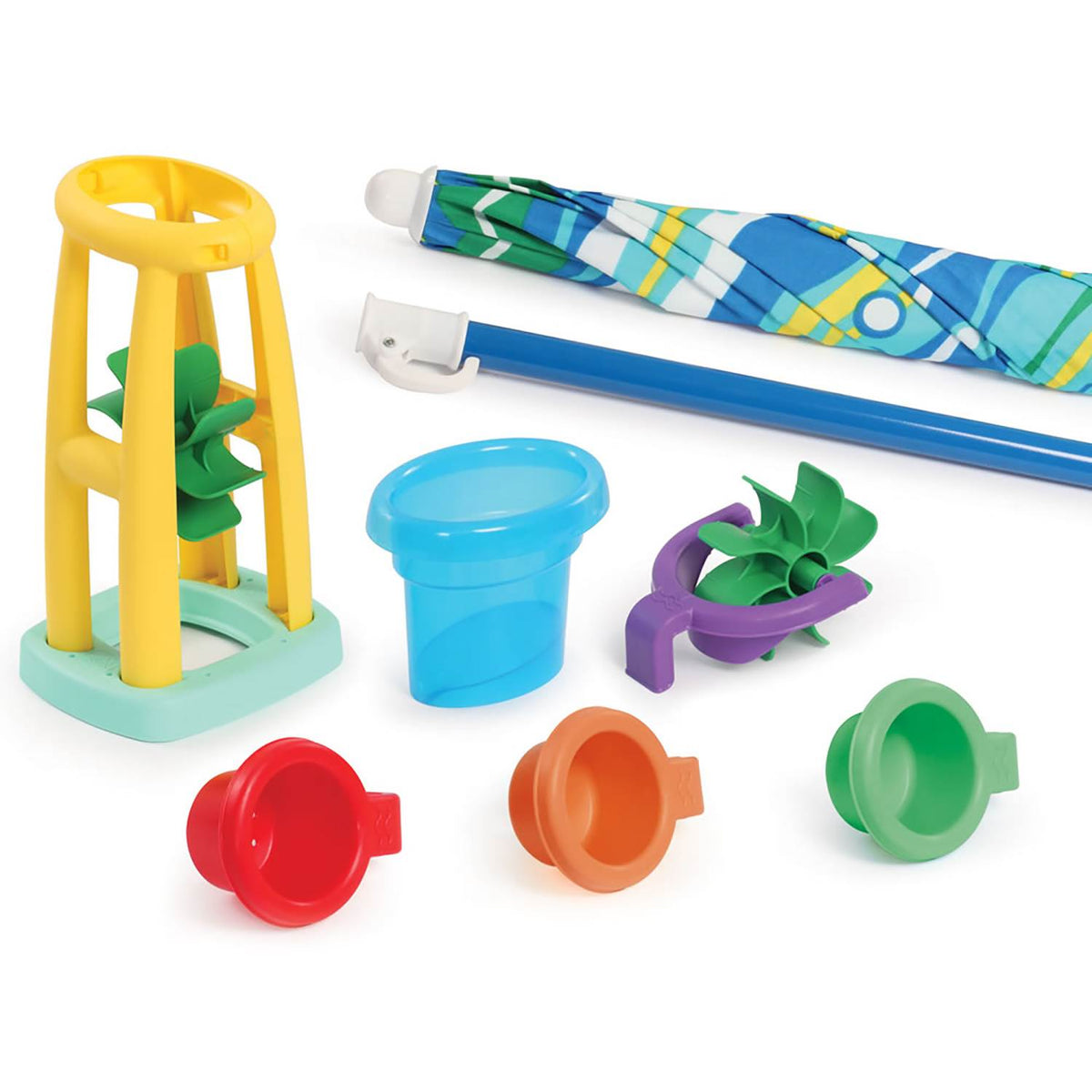 Step2 Shady Oasis Sand and Water Play Outdoor Toddler Activity Table Play Set