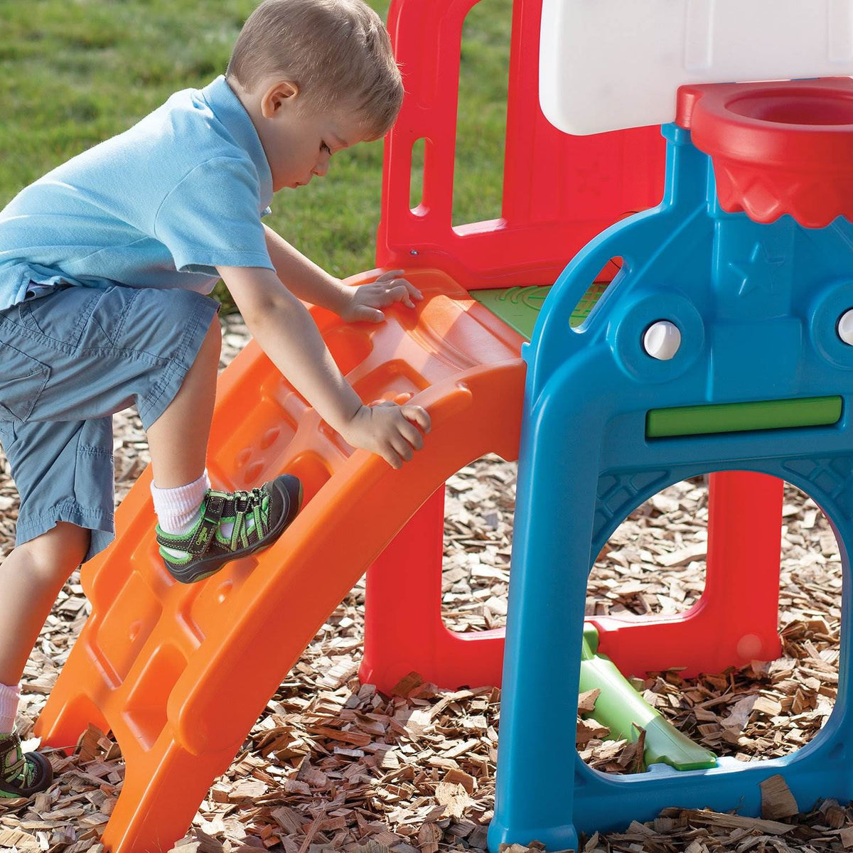 Step2 Outdoor Game Time Sports Climber Activity Jungle Gym Playset (Used)