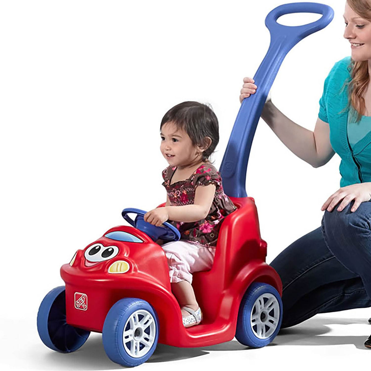 Step2 Easy Steer Chilren's Push Around Buddy Ride On Toy, Red (Open Box)
