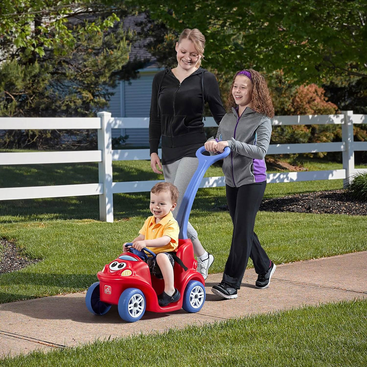 Step2 Easy Steer Toddler Chilren's Buddy Ride On Push Pull Toy, Red (Used)