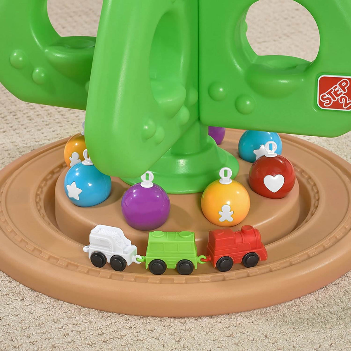Step2 Baby Child Pretend Play My First Christmas Tree with Ornaments and Trains