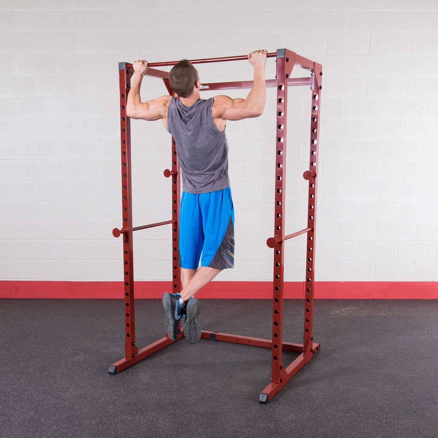 Body Solid Heavy-Duty Home Gym Workout Fitness Power Rack (Open Box)