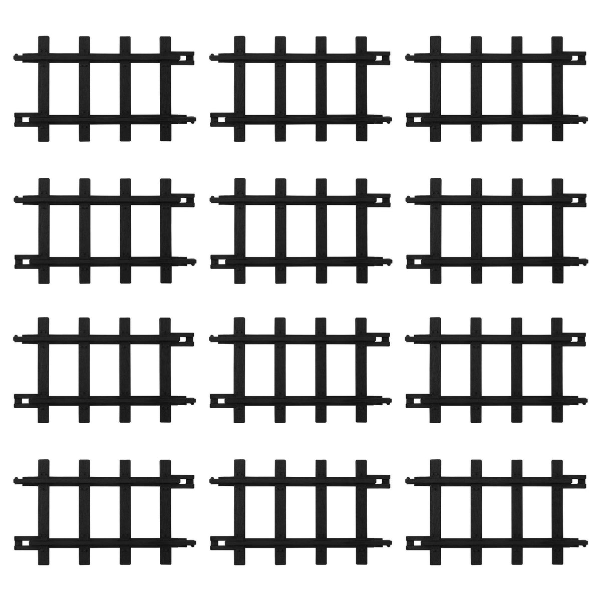 Lionel Trains Ready to Play Straight Model Train Set Track, 12 Pieces (Open Box)