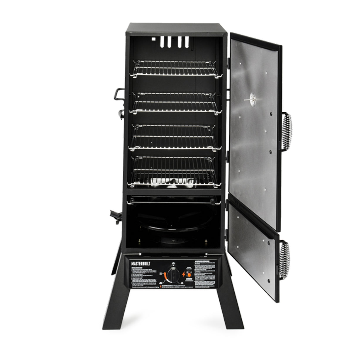 Masterbuilt 30" Outdoor Vertical Propane Gas Meat Smoker Grill, Black (Damaged)