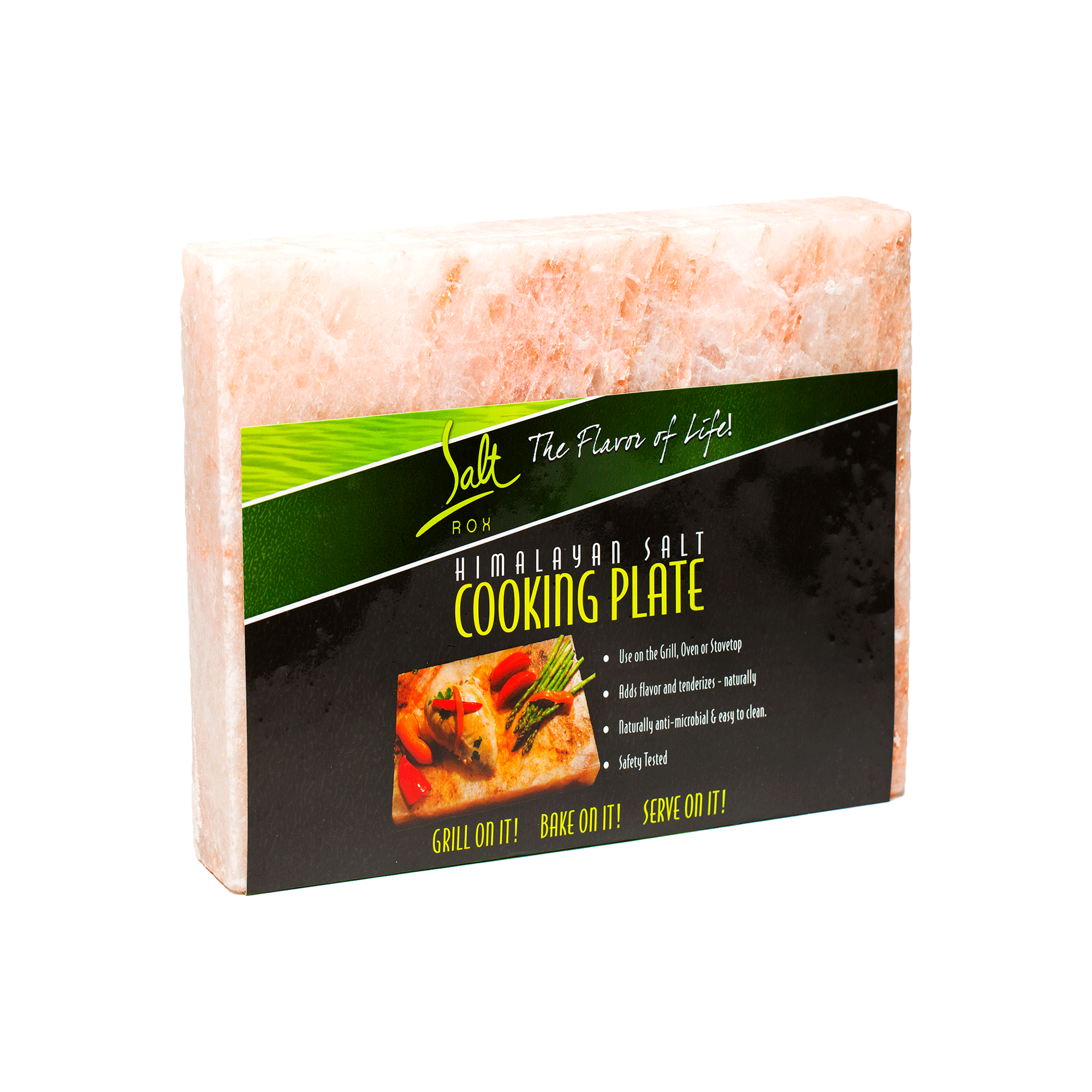 Salt Rox Pink Himalayan Cooking & Grilling Seasoning Stone, Small (Open Box)