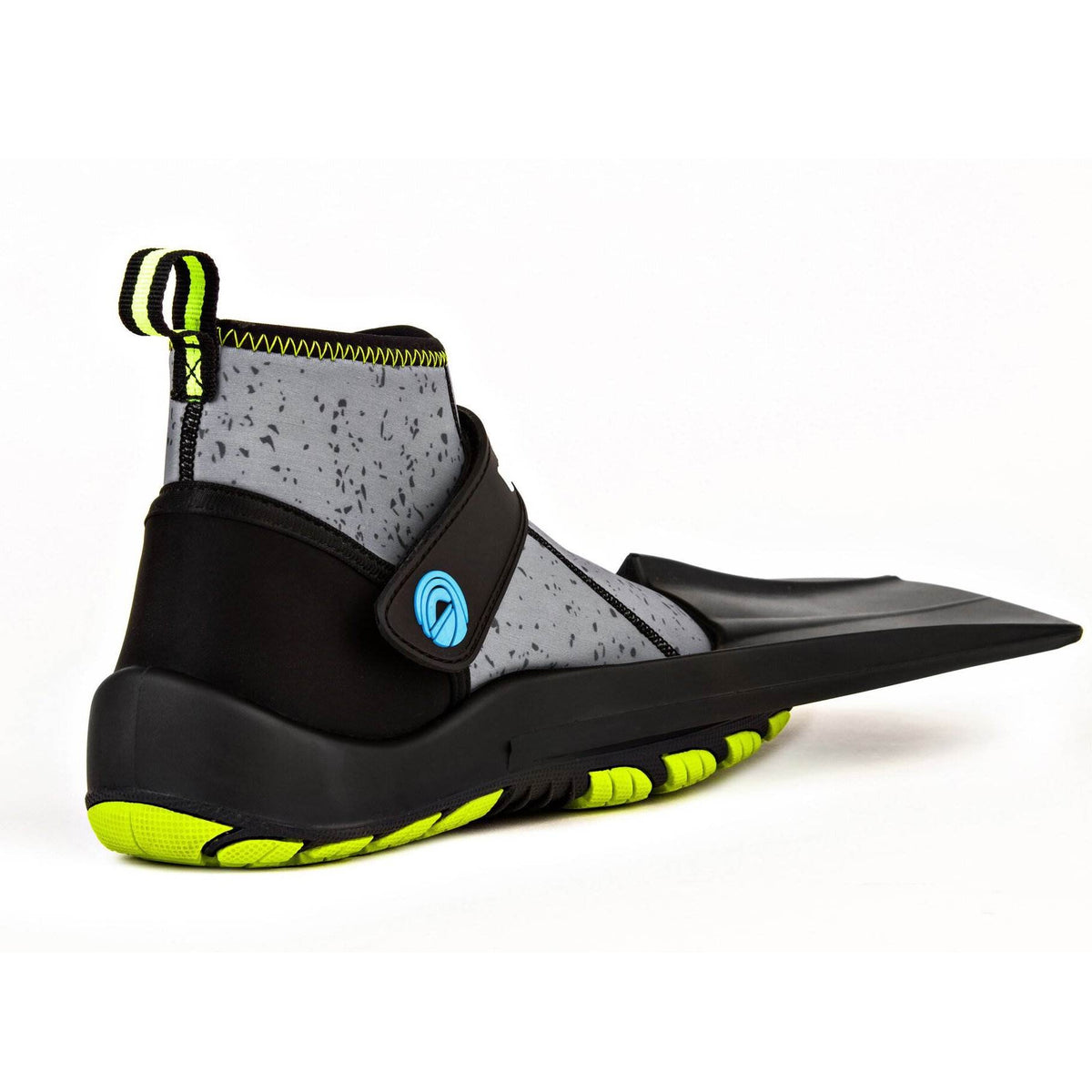 Wildhorn Topside Men's 11 Hydro Snorkel Swim Flippers, Sharkskin (Open Box)