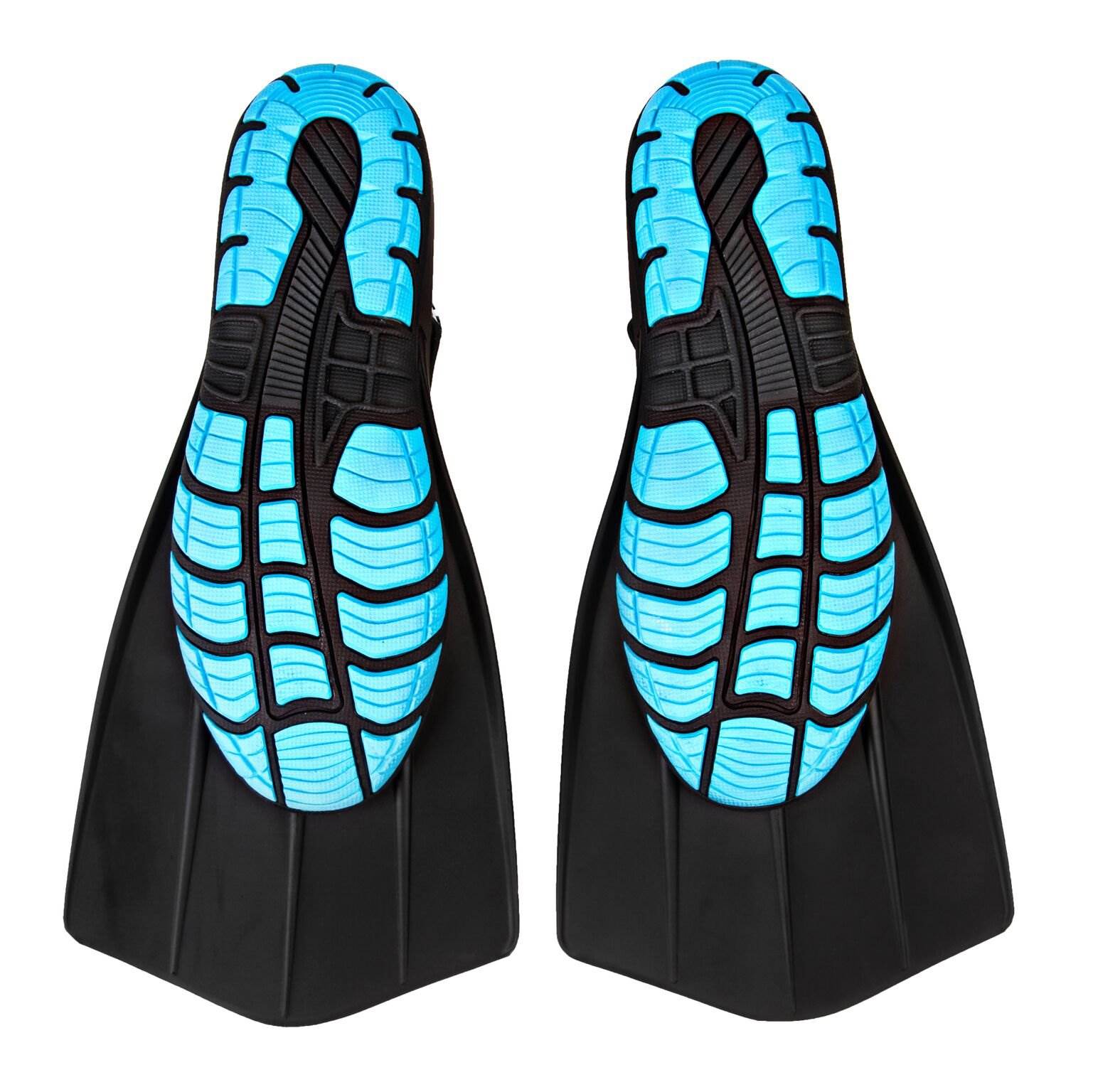 Wildhorn Topside Women's 7 Youth 5 Snorkel Fins Swim Flippers, Pearl Aqua (Used)