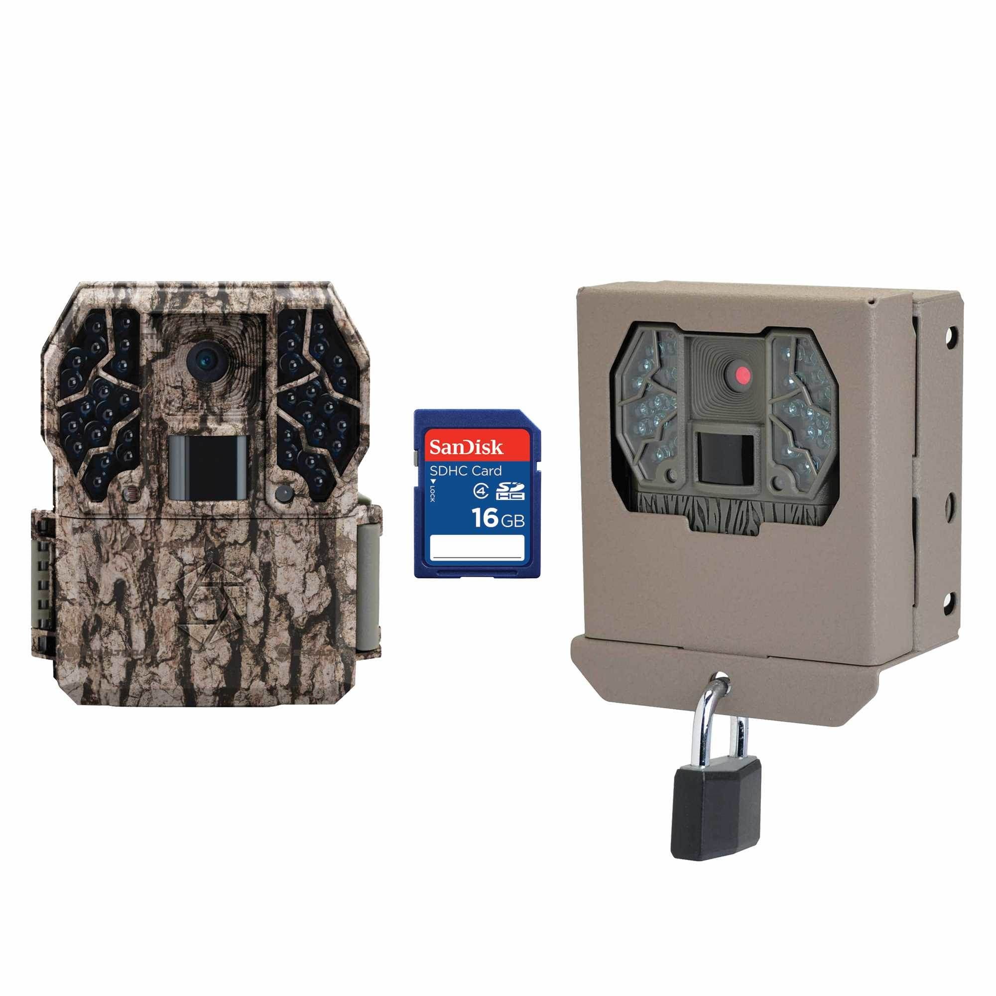 Stealth Cam Z36 No Glo 60' 10MP IR Trail Game Camera w/ Security Box & SD Card