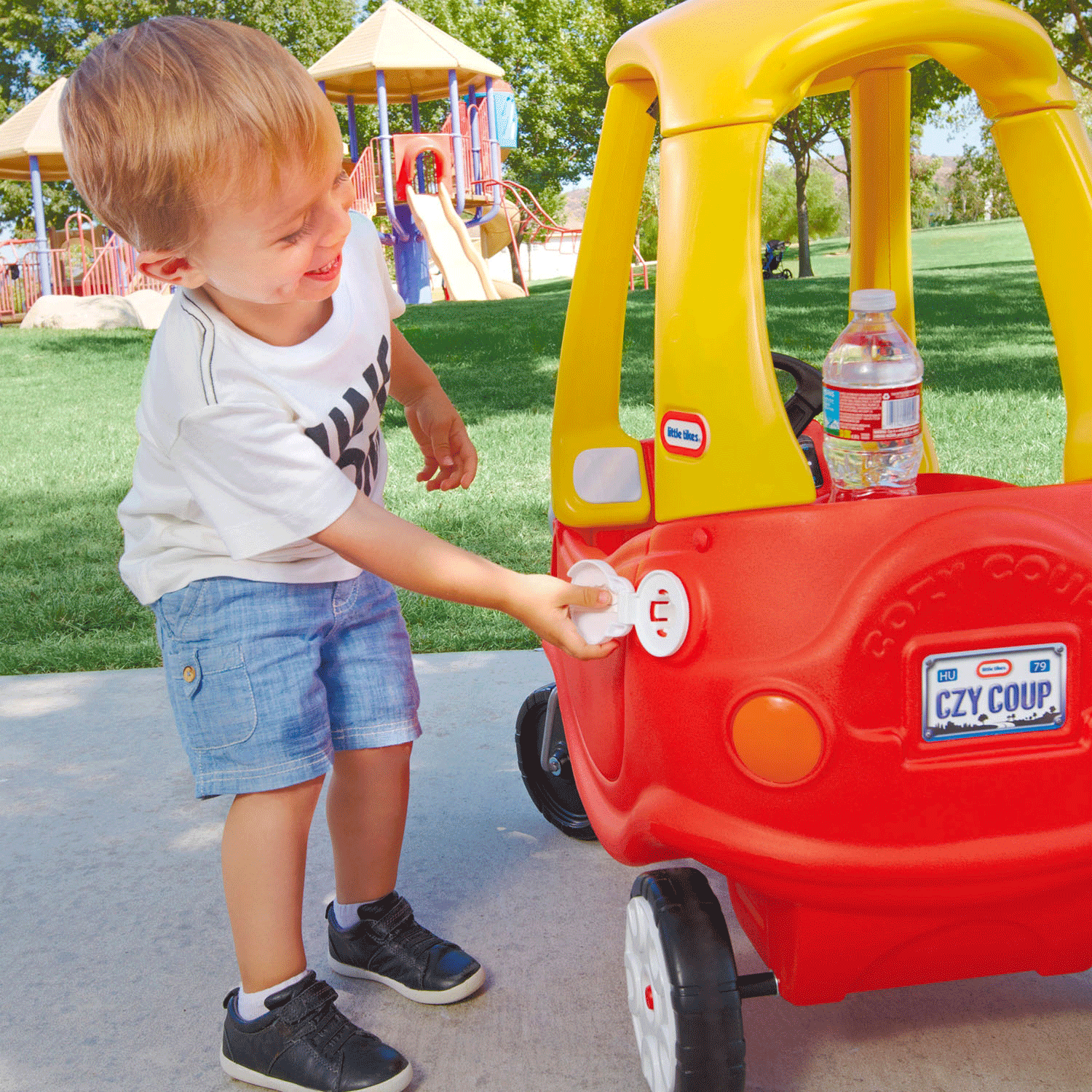 Little Tikes Cozy Coupe Toddler Ride On Toy Car for Kids Easy Turn (Open Box)