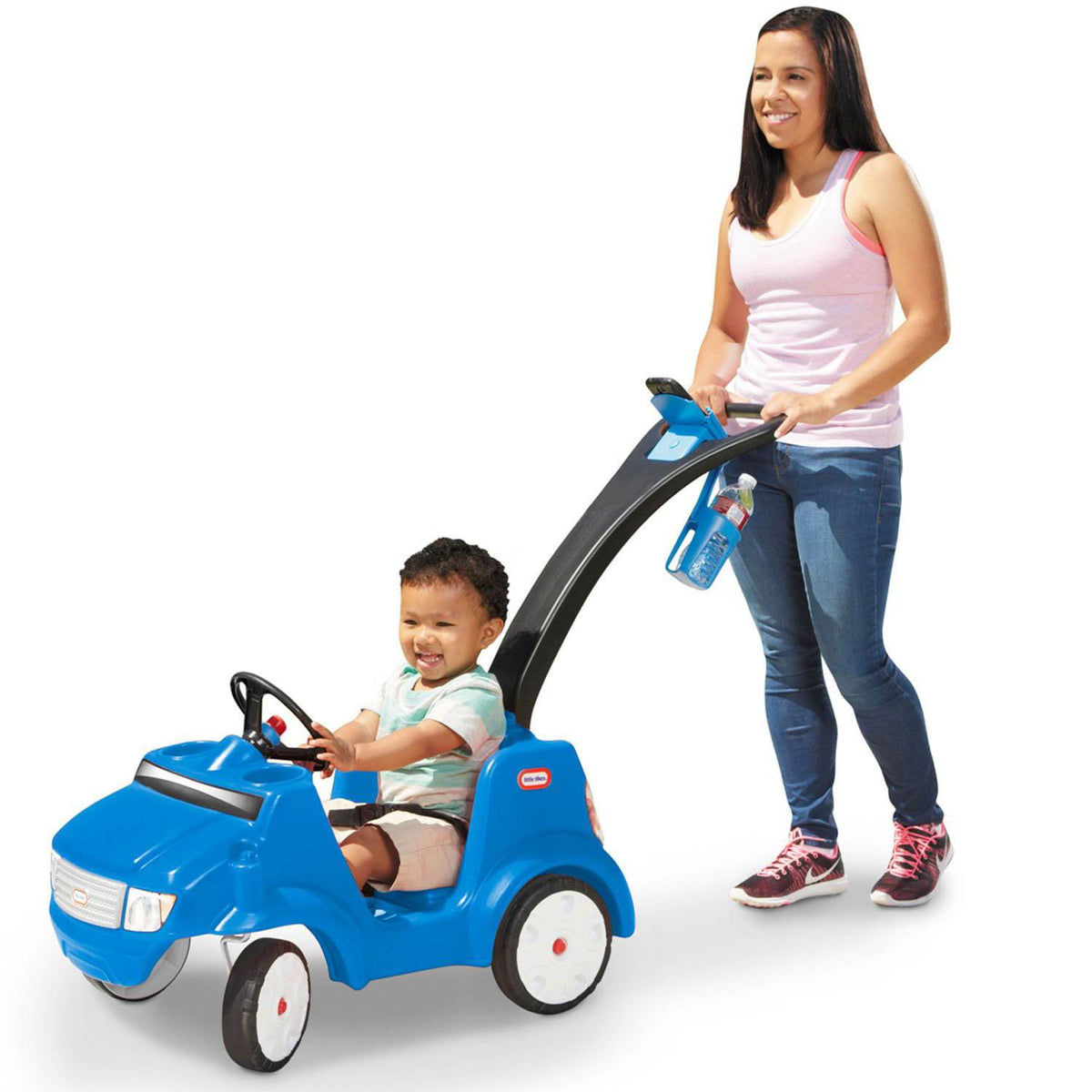 Little Tikes Quiet Drive Buggy Toddler Childrens Ride On Car, Blue (Open Box)