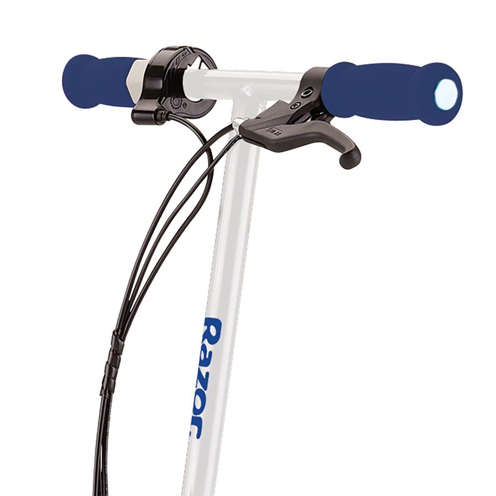 Razor Power Core E100 Kids Ride On Electric Motor Scooter w/ Helmet & Pads, Blue