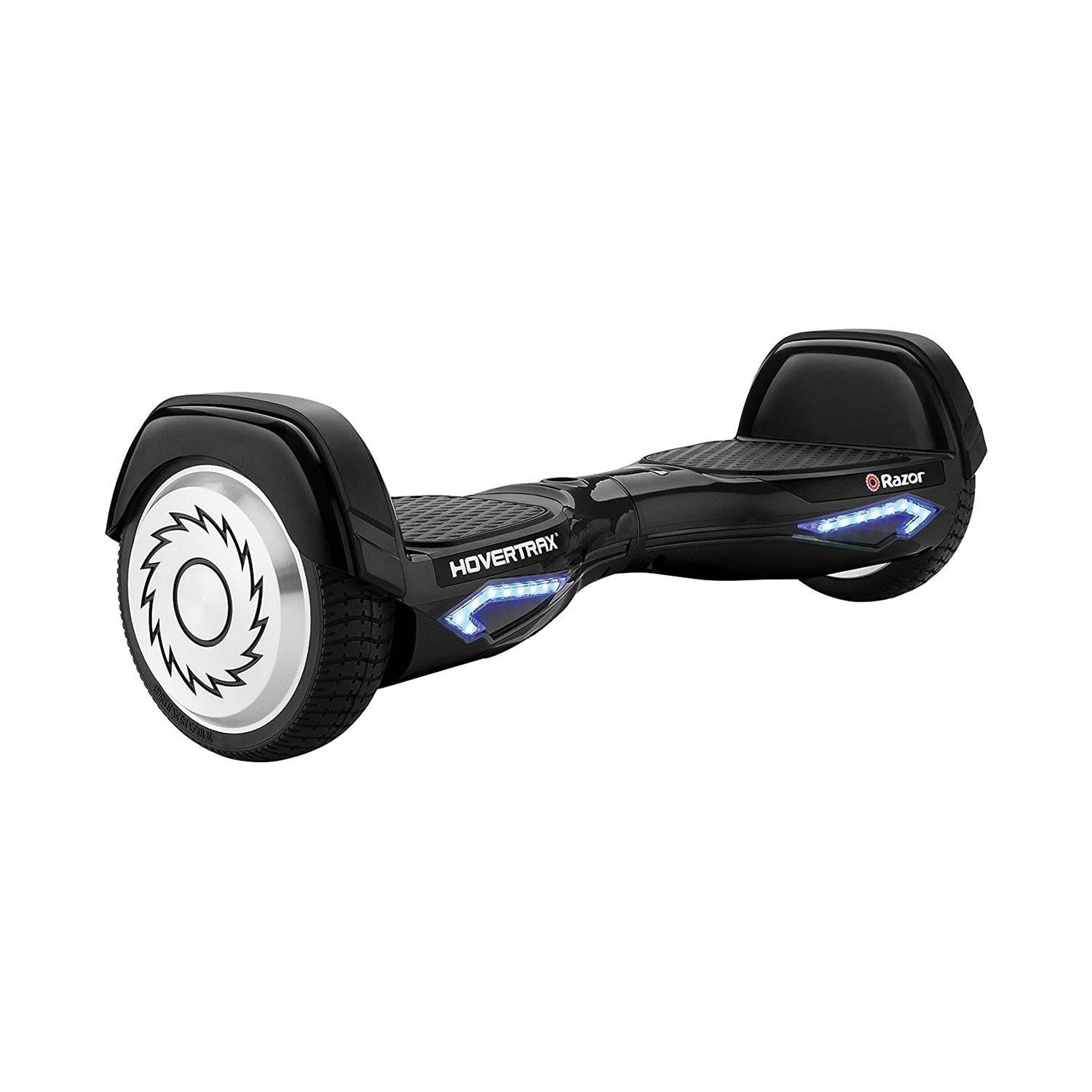 Razor Hovertrax 2.0 Self-Balancing Scooter with LED Light Bars, Black + Helmet