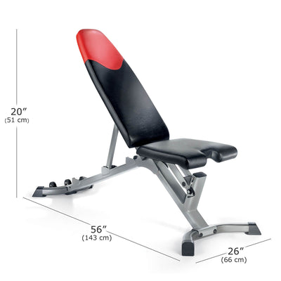 Bowflex SelectTech 3.1 Adjustable Exercise Workout Weight Lifting Bench Seat