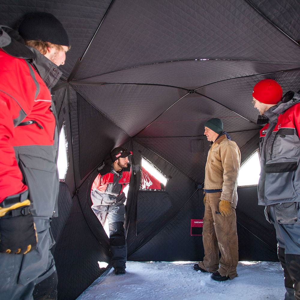 Eskimo FatFish Insulated 7-9 Person Pop Up Ice Fishing Hut (Used)