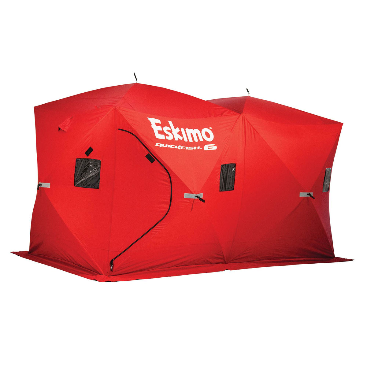 Eskimo QuickFish 6 Portable 6-Person Pop-Up Ice Fishing Tent Set (Used)