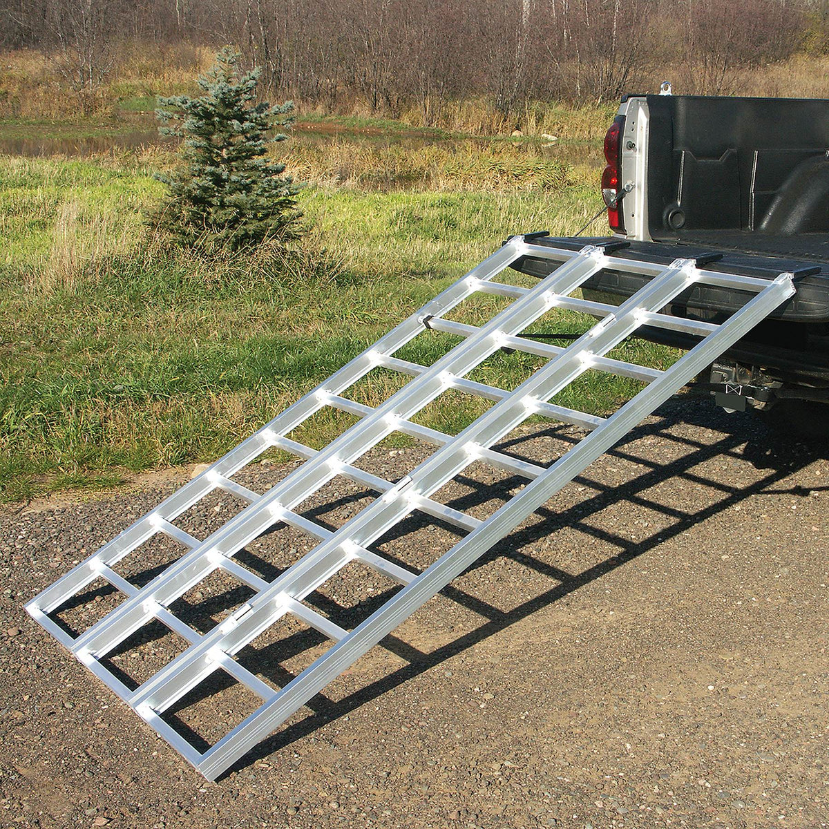 Yutrax XL 78" 1750LB Aluminum Tri-Fold Truck Bed ATV Loading Ramp (For Parts)