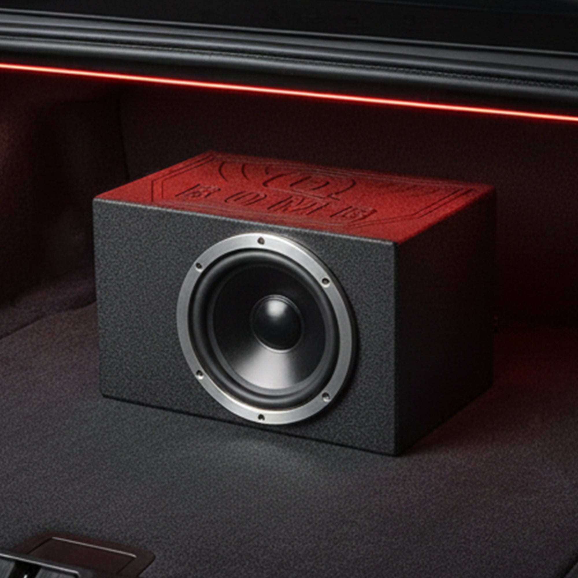 QPower QBOMB8VL Single 8 Inch Vented Ported Car Subwoofer Sub Box Enclosure