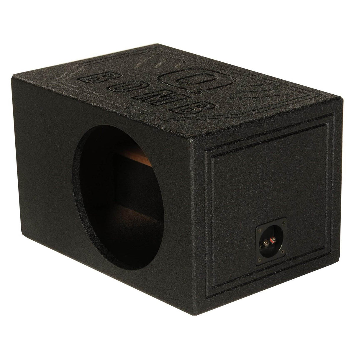 Q-Power Single 8 Inch Vented Ported Car Subwoofer Sub Box Enclosure (Used)