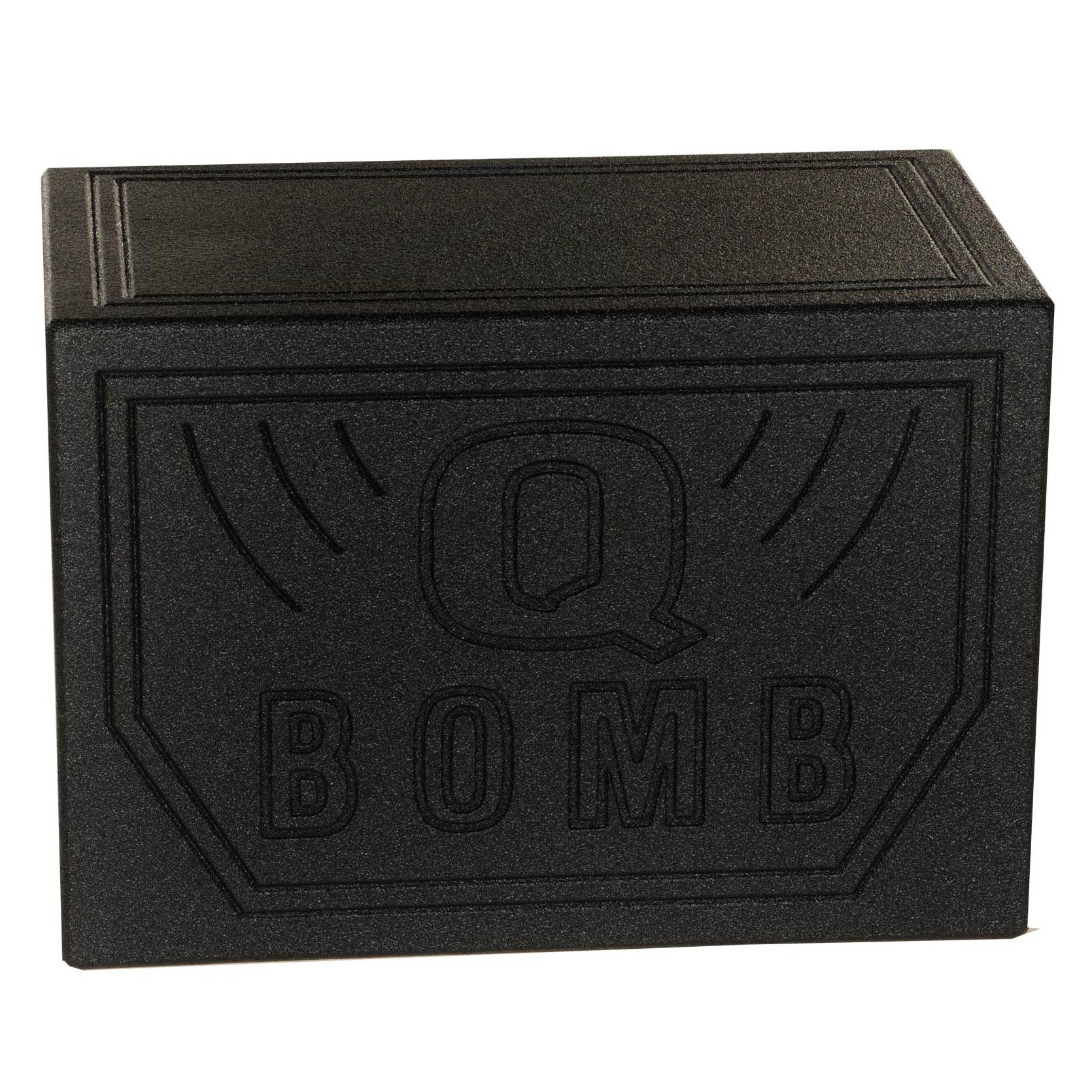 Q-Power Single 8 Inch Vented Ported Car Subwoofer Sub Box Enclosure (Used)