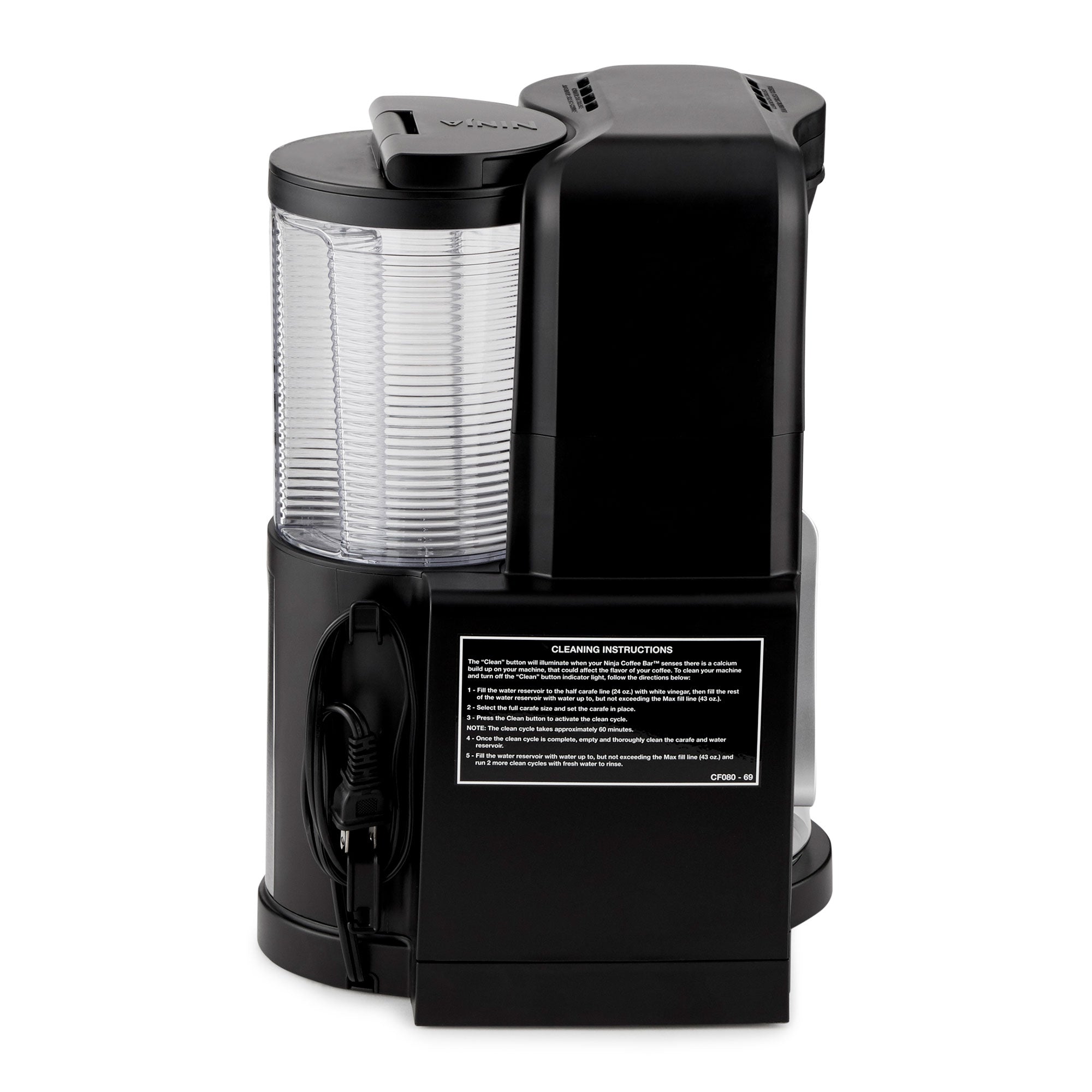 Ninja CF080 Coffee Bar Auto-IQ 1 Touch Intelligence Brewer Maker w/ Glass Carafe
