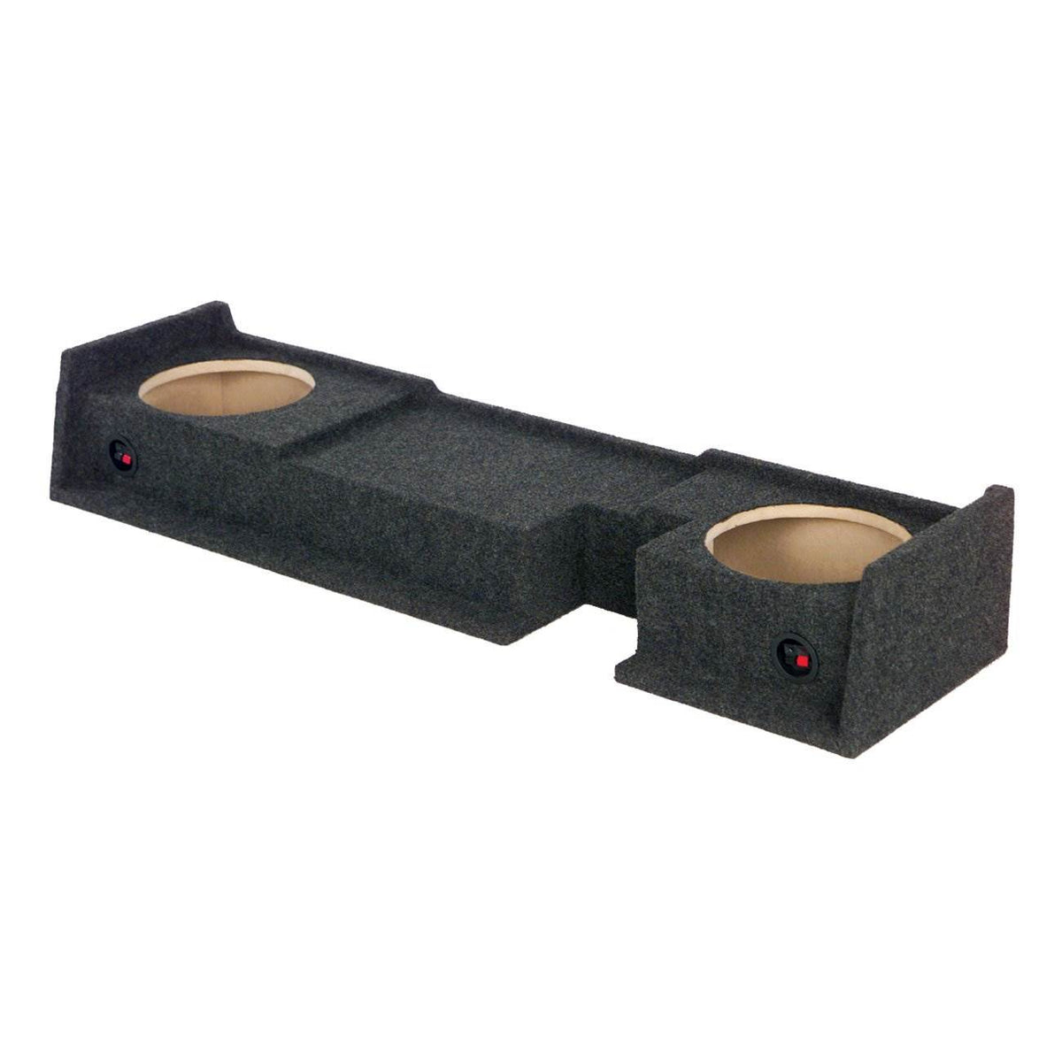 Q Power 2000-2003 F150 X Cab 10" Sealed Downfiring Dual Sub Enclosure (Open Box)
