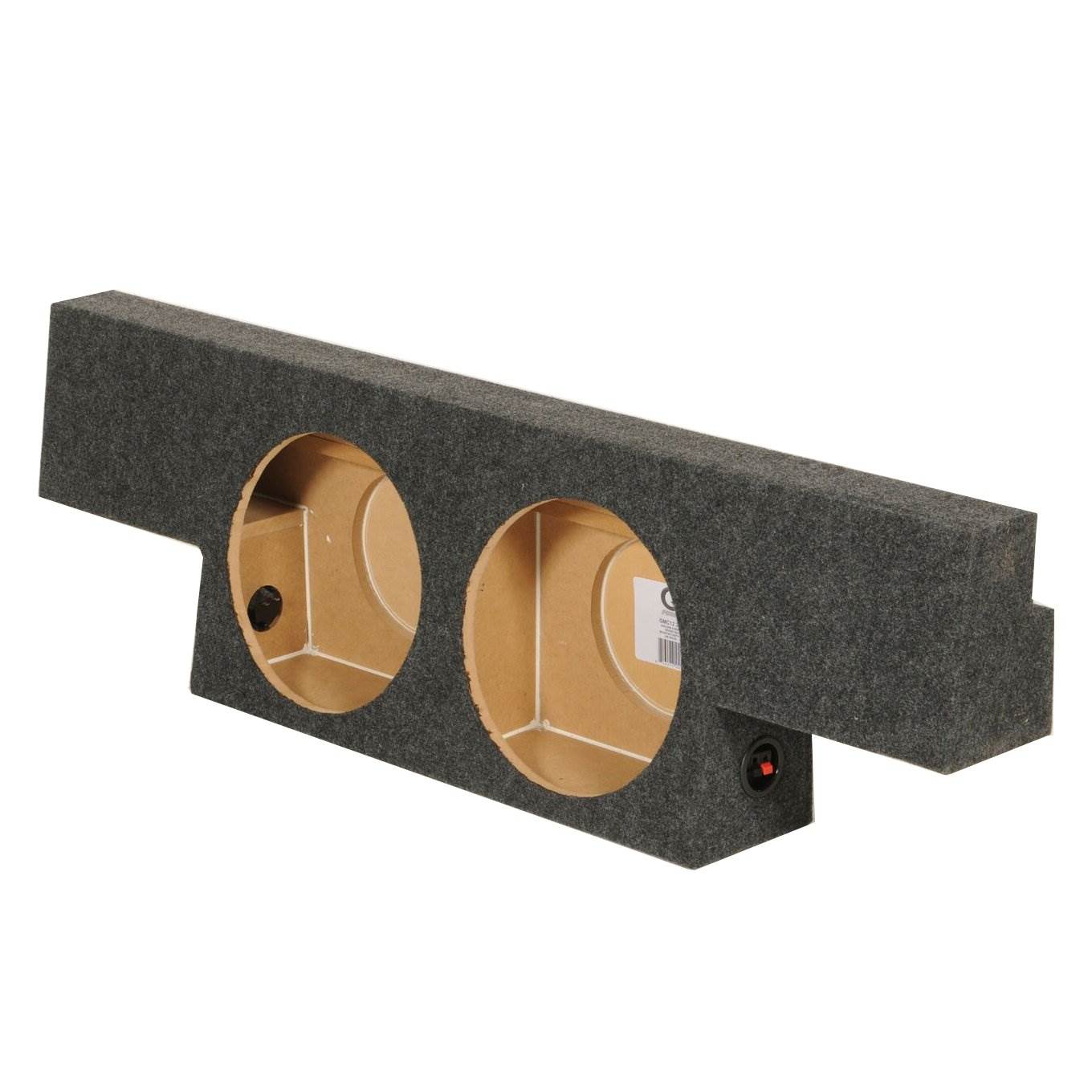 QPower GMC Chevy 2004 - 2006 Crew Cab Behind Seat Dual 10" Subwoofer Box (Used) - VMInnovations