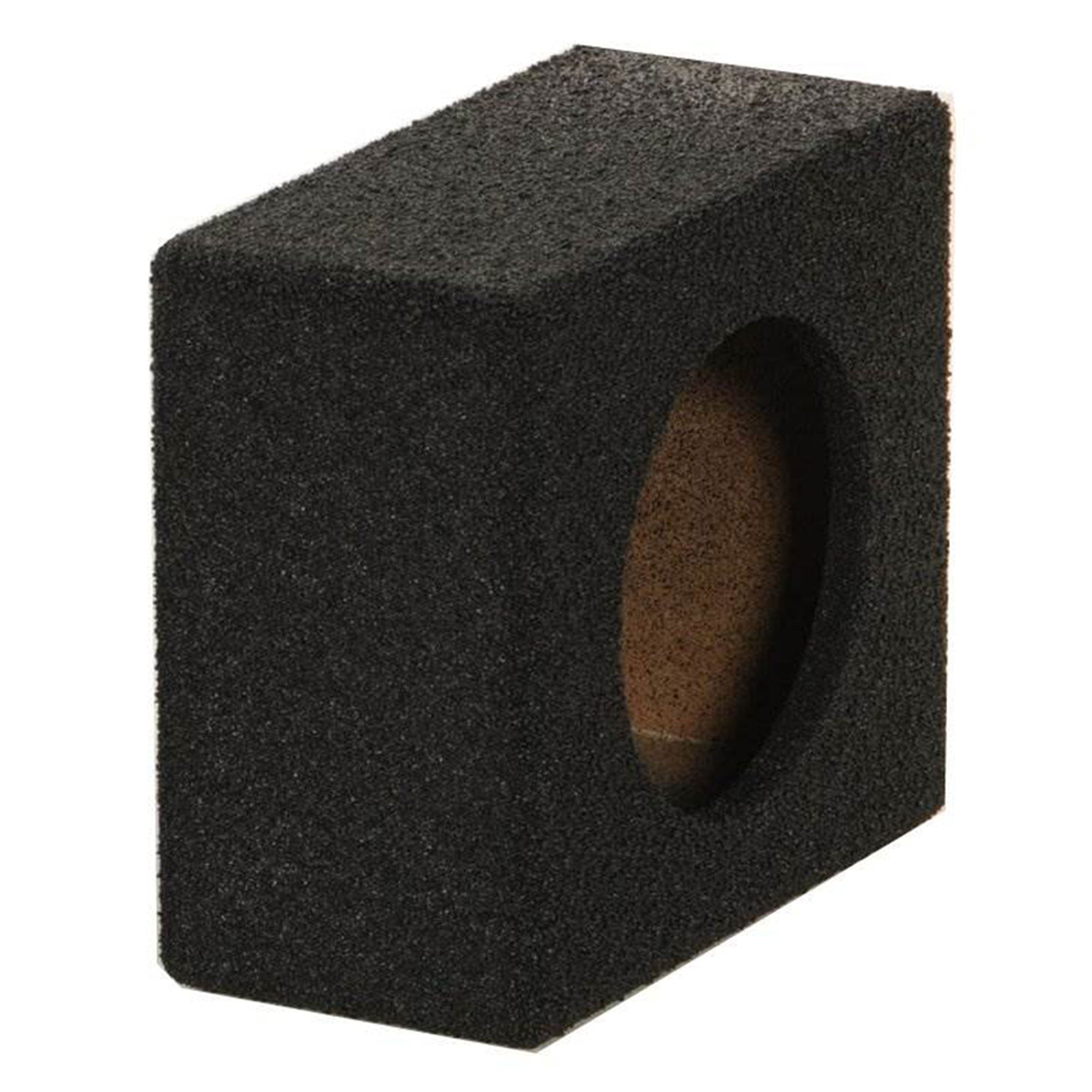 QPower QBTW6.5 Single 6.5" Bedliner Spray Car Speaker Box Enclosures, Pair(Used) - VMInnovations