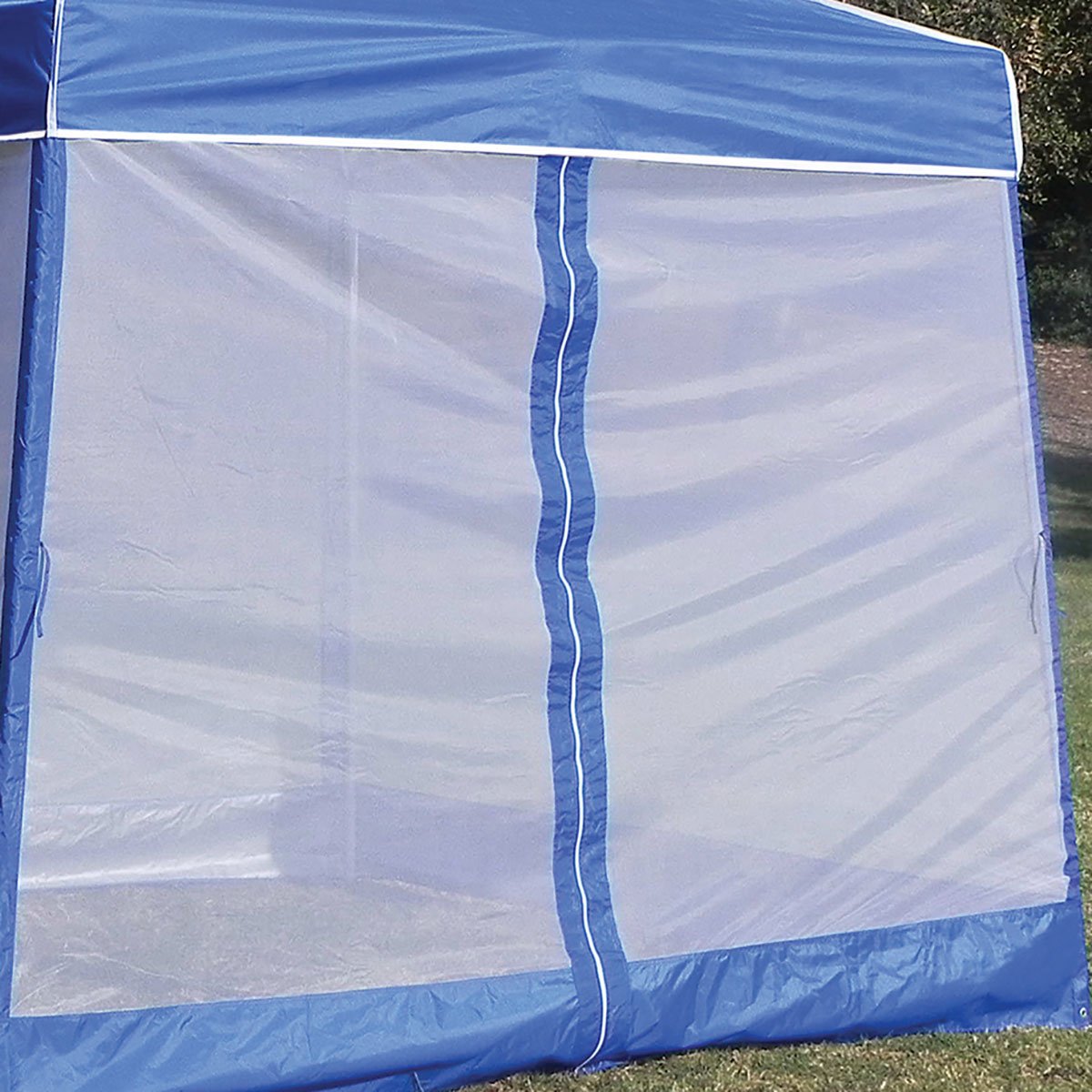 Z-Shade Horizon 10' Angled Screen Patio Attachment, Blue (Refurbished)
