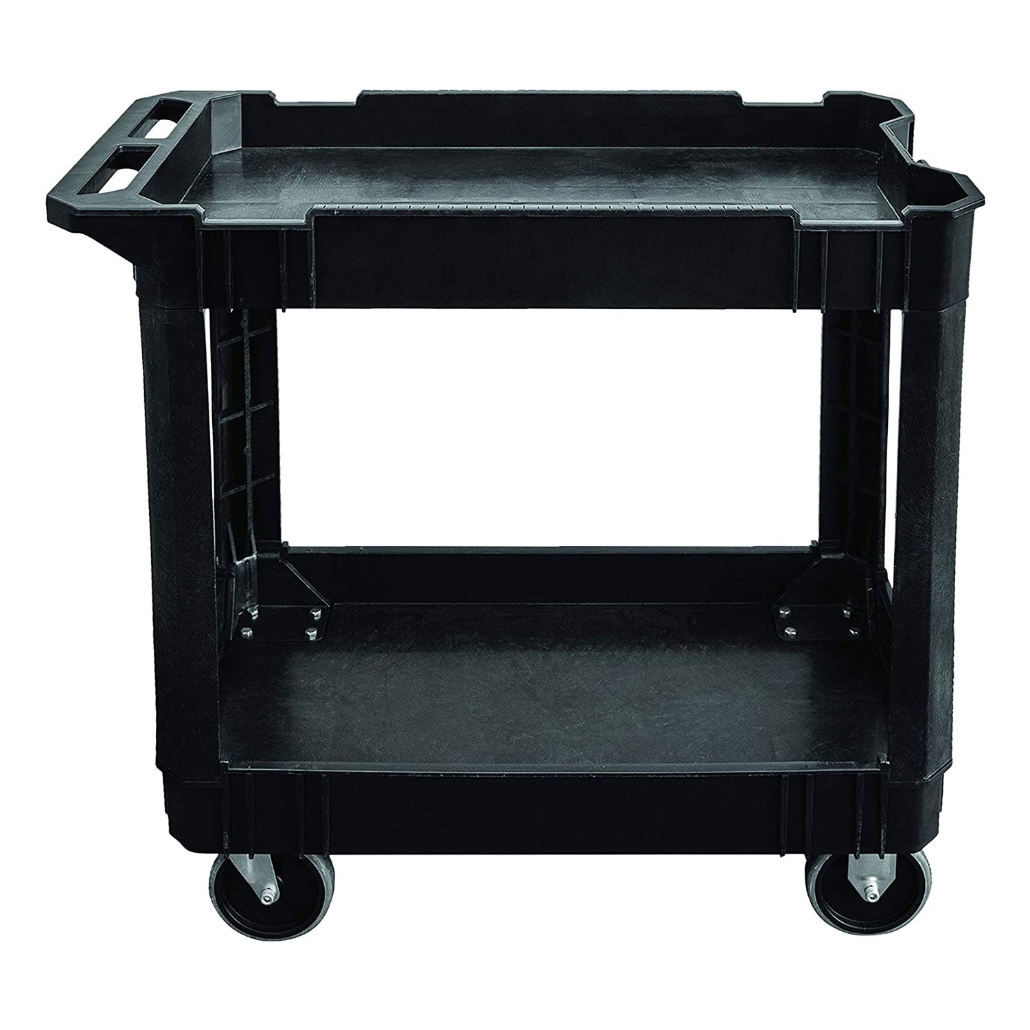 Olympia Tools 500 Pound Capacity Rolling Utility Cart Shelves, Black (Open Box)