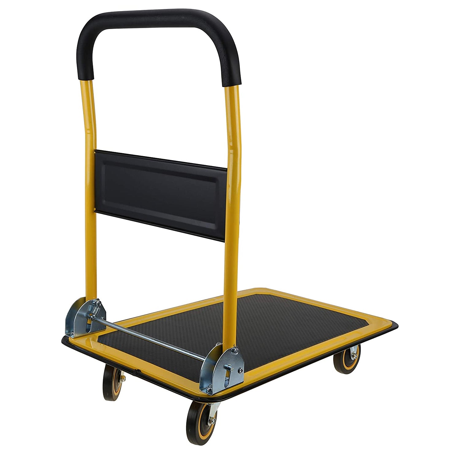 Olympia Tools 700 Pound Capacity Rolling Platform Hand Cart, Yellow (For Parts)