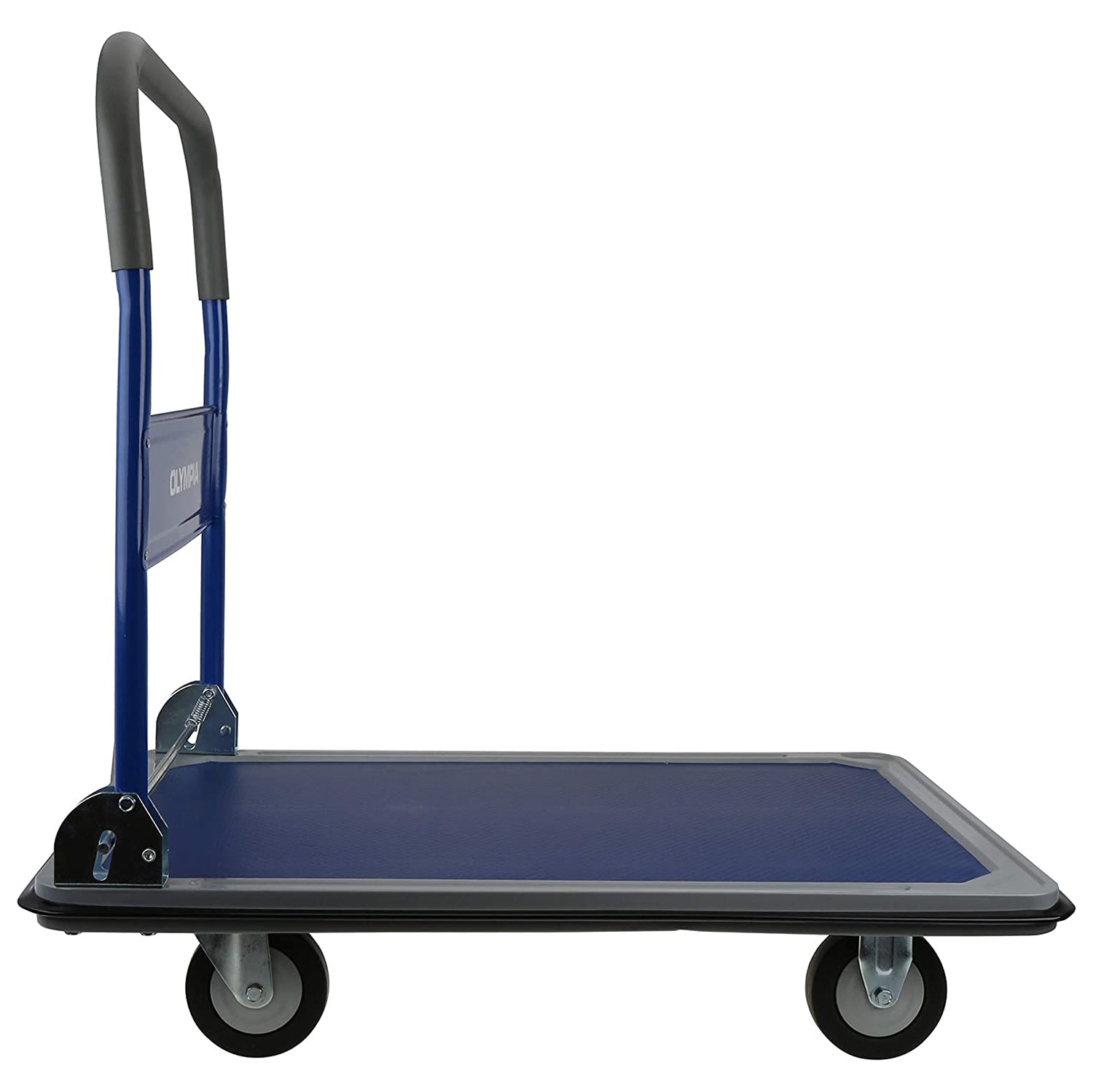 Olympia Tools 700 Pound Capacity Rolling Platform Hand Cart, Blue (Open Box)
