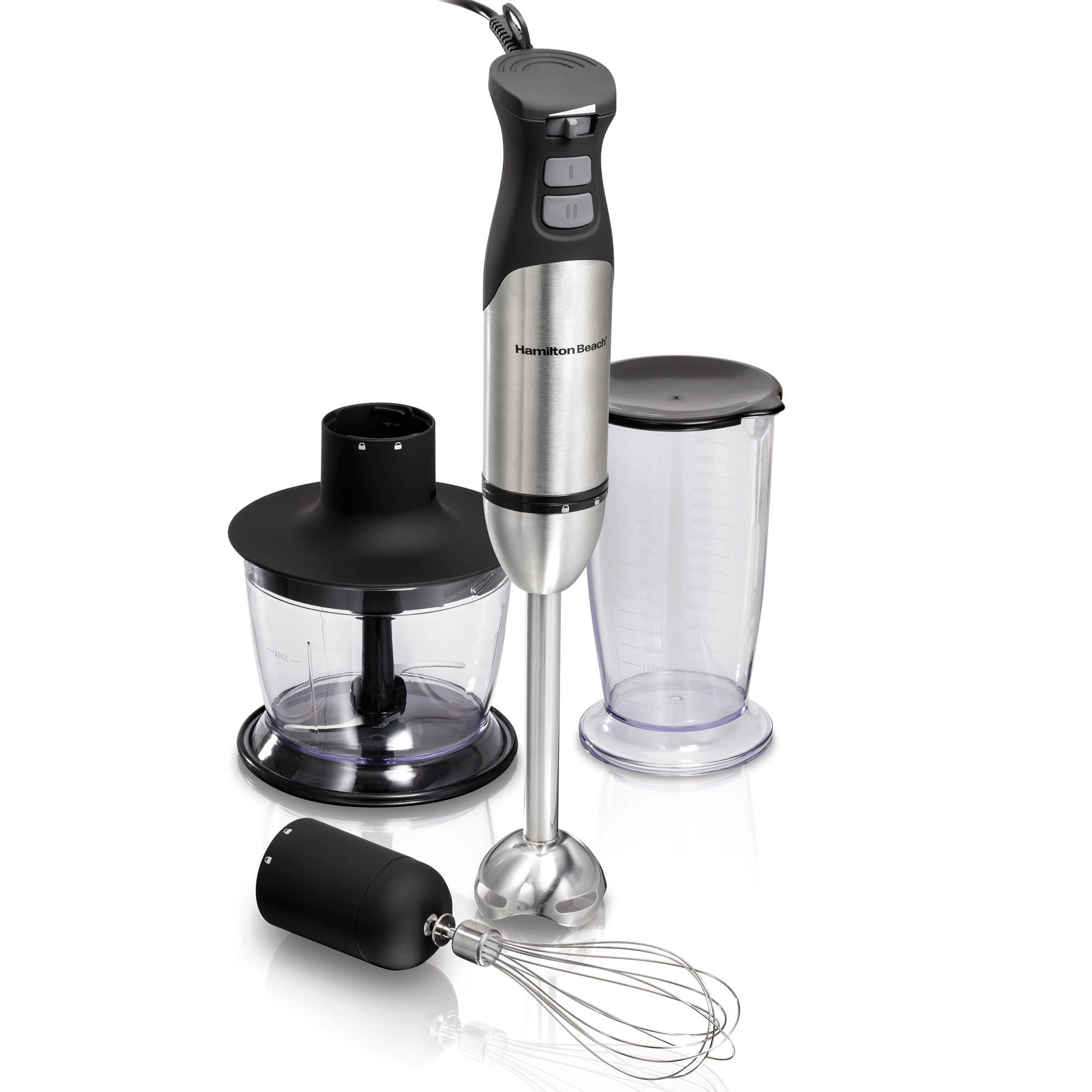 Hamilton Beach 59766 Variable Speed Hand Blender with The Blender Bible Cookbook - VMInnovations