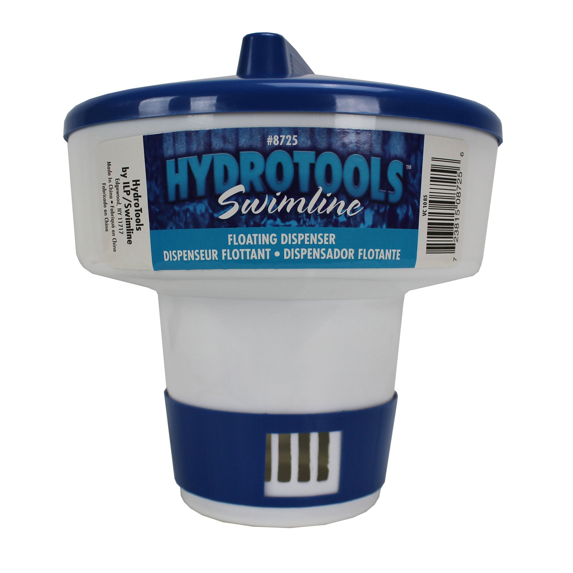 Swimline Hydrotool Swimming Pool Adjustable Floating Chlorine Dispenser (8 Pack) - VMInnovations