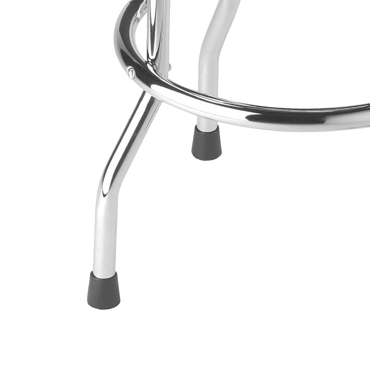 Torin Big Red Swivel Garage Shop Padded Bar Stool Cushion Seat, Black (Damaged)