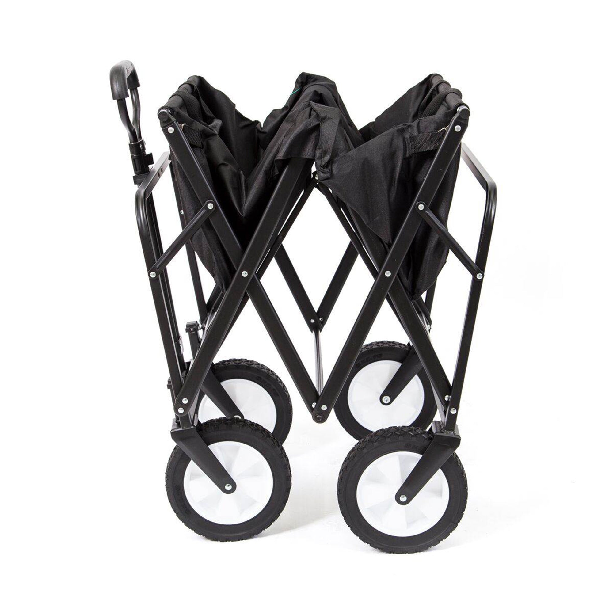 Mac Sports Collapsible Folding Steel Outdoor Garden Utility Wagon(Open Box) - VMInnovations