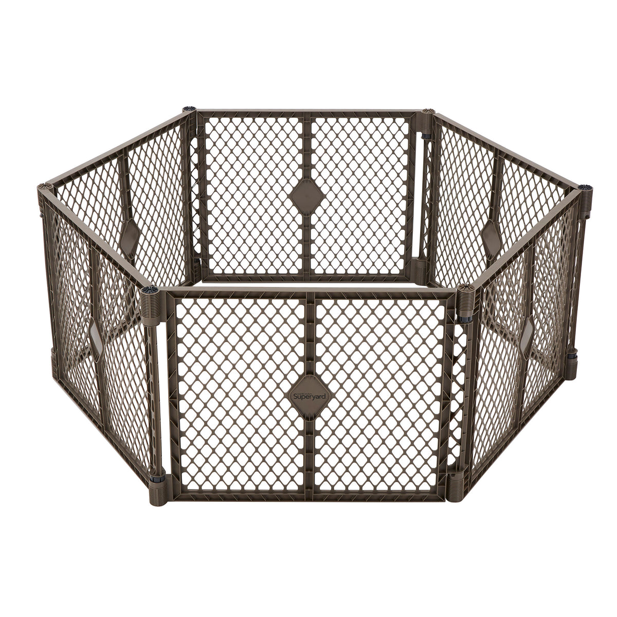 Toddleroo by North States Superyard Baby Gate and Portable Play Yard, Fieldstone - VMInnovations